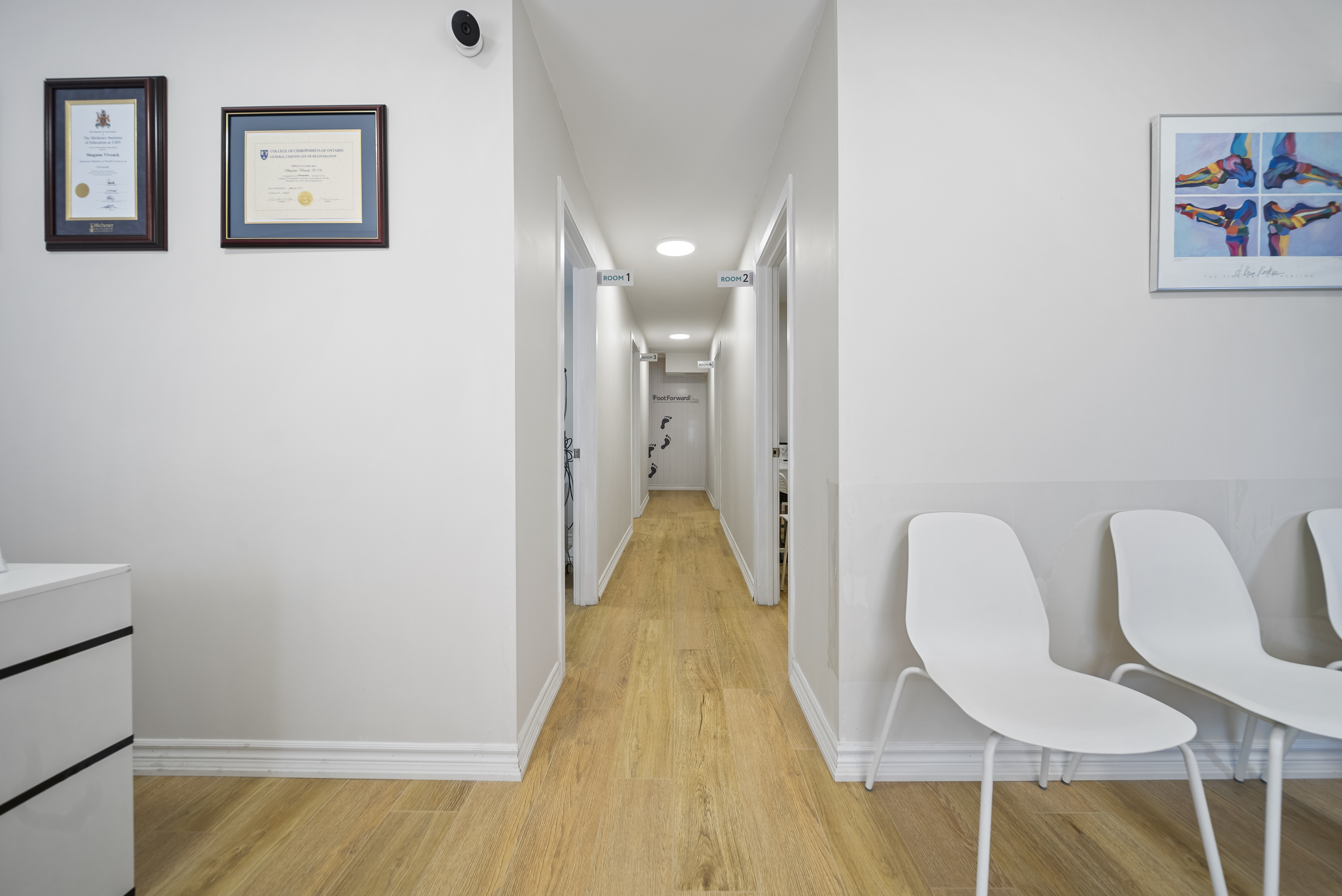 Foot Forward Clinic reception area