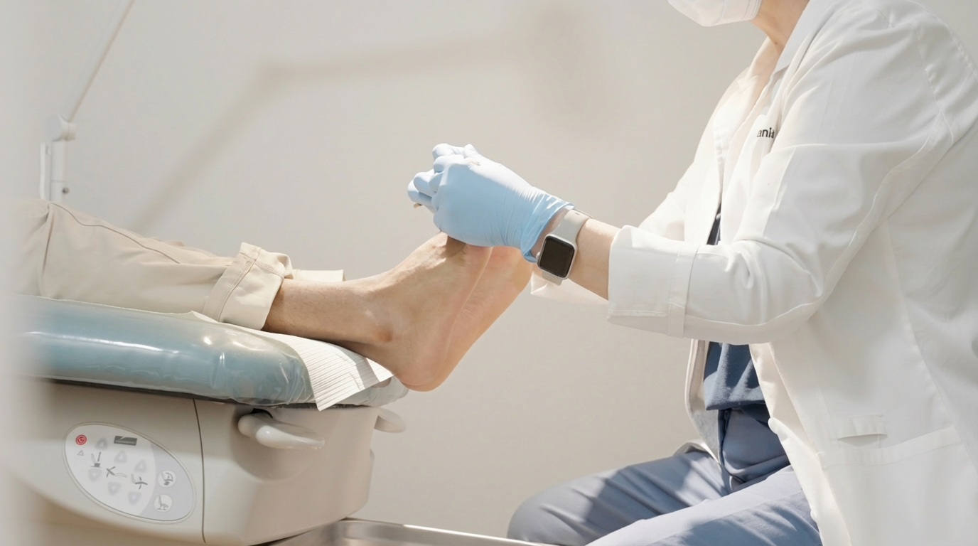 Professional foot care at Foot Forward Clinic